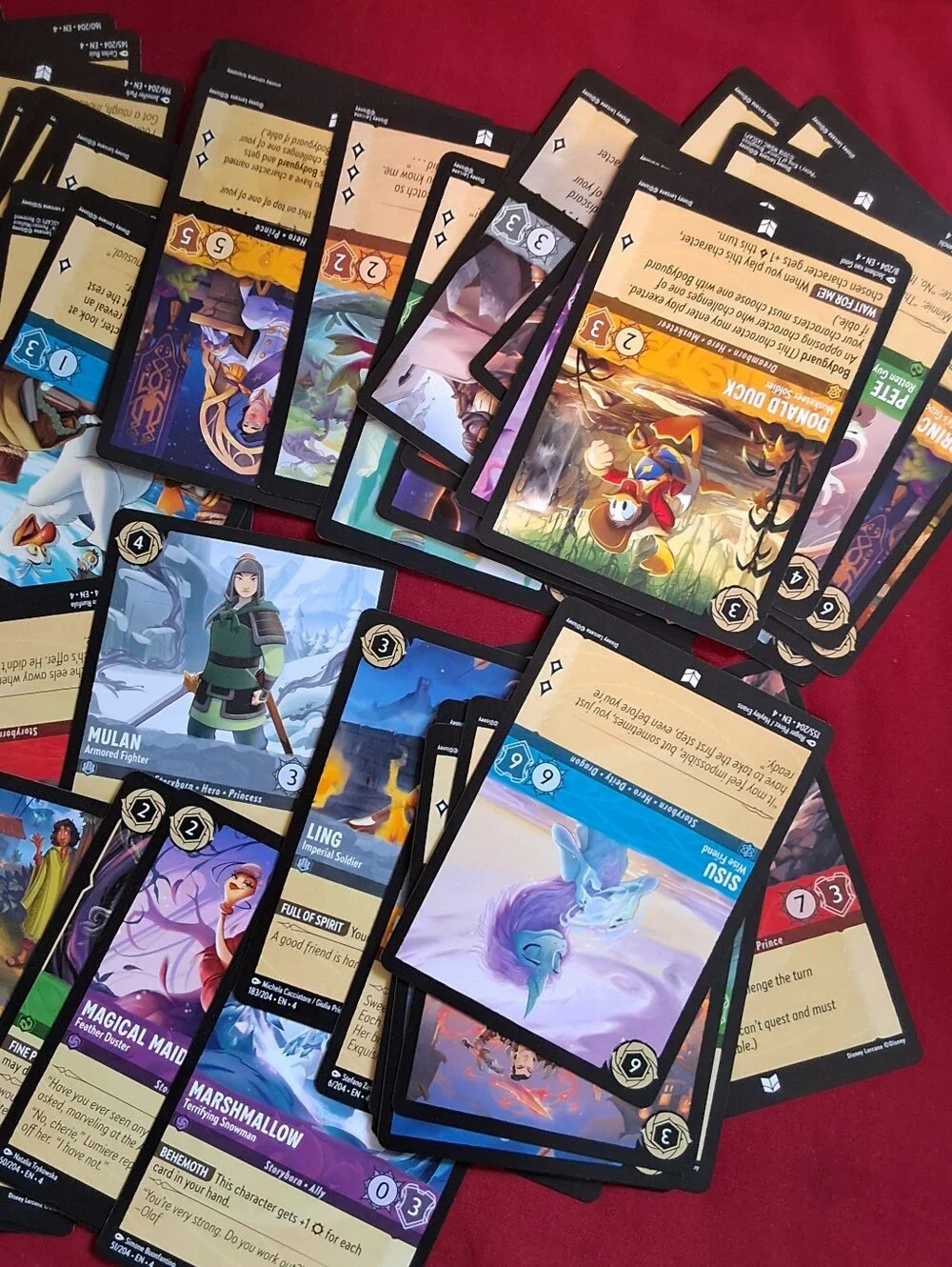 Lorcana TCG Ursula's Return Set of 50 Uncommon Cards NM-MINT